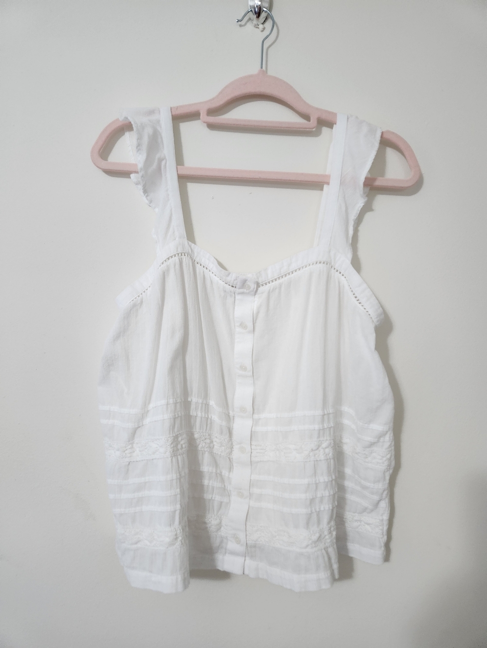 Lucky Brand Large Lace Cotton Cami